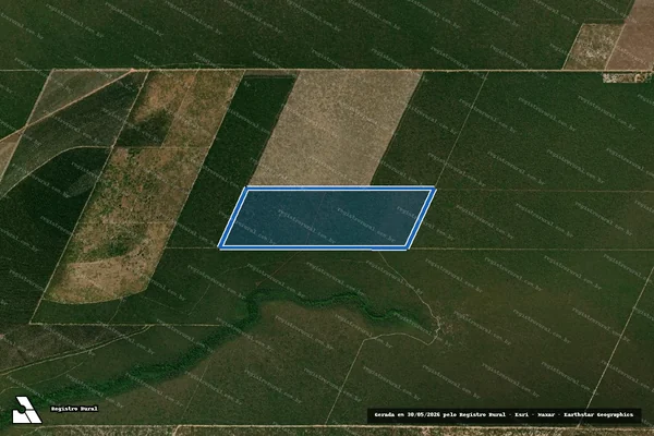 Imagem de satélite de Fazenda Arapuá - em Reserva do Cabaçal - MT