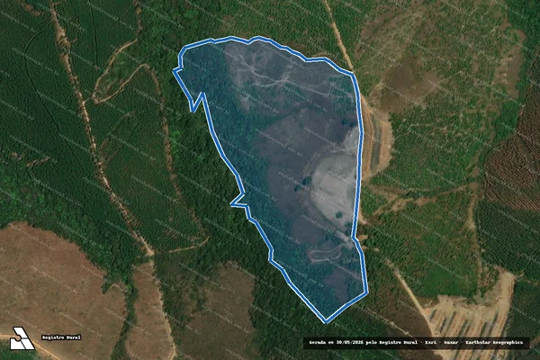 Imagem de satélite de Muro de Pedras - Muro de Pedras em Andrelândia - MG