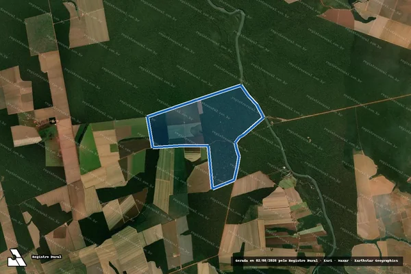 Imagem de satélite de Fazenda Luar - Parte A - Remanescente em Nova Maringá - MT
