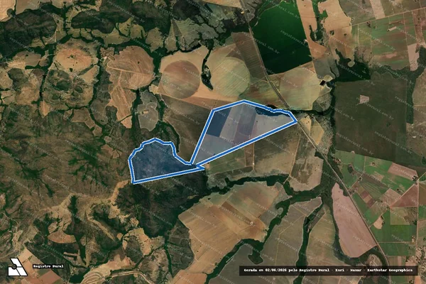 Imagem de satélite de FAZENDA VARGEM QUERIDA - Gleba GLEBA-A em Vila Propício - GO