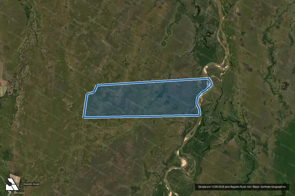 Imagem de satélite de Fazenda Cruz Maltino - Parcela 1 em Novo Santo Antônio - MT