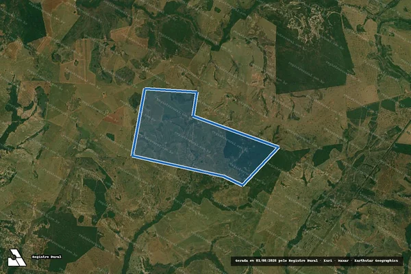 Imagem de satélite de FAZENDA TAMANDUÁ - DESMEMBRADA em Bela Vista - MS