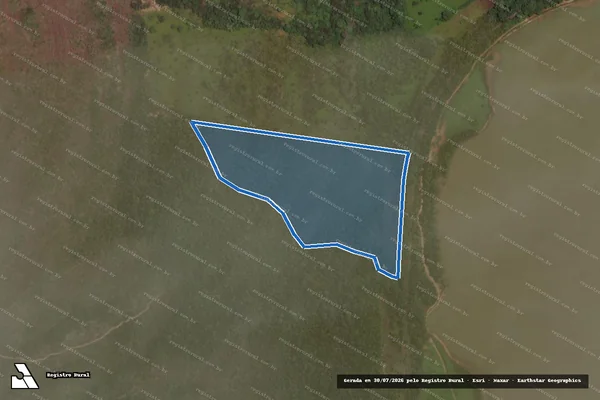 Imagem de satélite de FAZENDA INDAIA II - 001 em Luziânia - GO