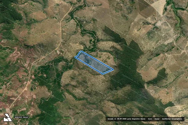 Imagem de satélite de LOTE 07B - Projeto de Assentamento Jerusalém - Parte 1 em Rubim - MG