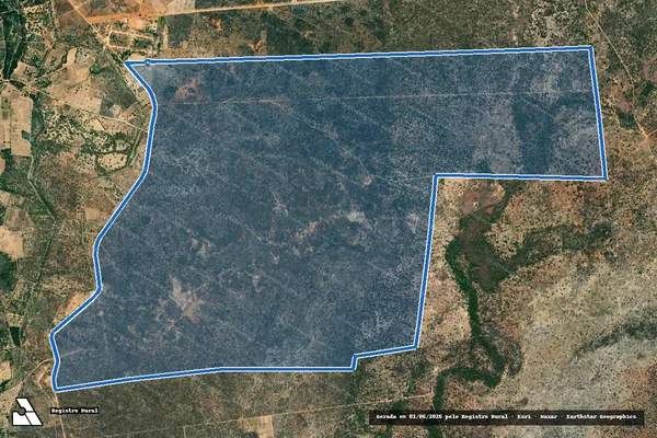 Imagem de satélite de FAZENDA SANTA ANDREZA E SANTA CONSTÂNCIA - Parte 1 em Ibimirim - PE