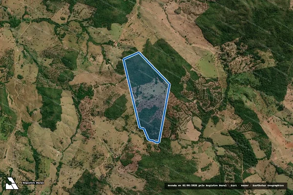 Imagem de satélite de FAZENDA SÃO BENTO DE CIMA - Gleba A em Pontalina - GO