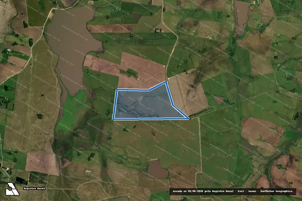 Imagem de satélite de Campo da Barragem - Gleba B em Dom Pedrito - RS