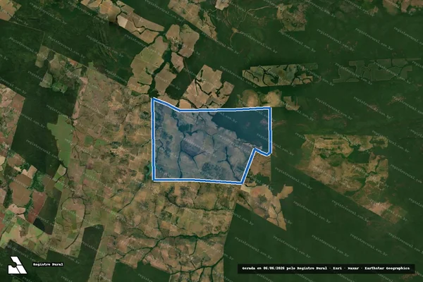 Imagem de satélite de Fazenda Perseverança II em Peixoto de Azevedo - MT