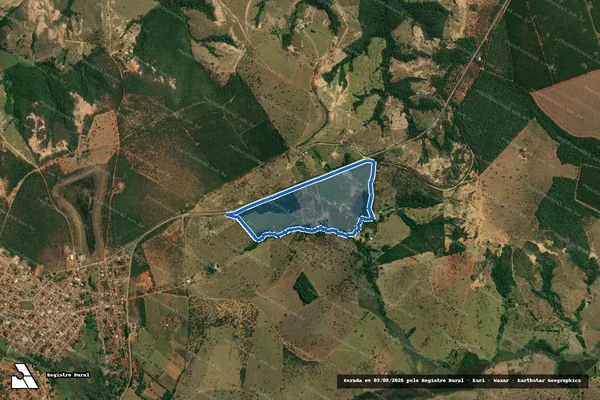 Imagem de satélite de Sítio Santos Reis - Parte 1 em Quartel Geral - MG