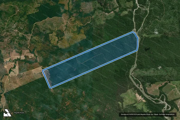 Imagem de satélite de Fazenda Mautra - FAZENDA FLOR DA SERRA em Apiacás - MT