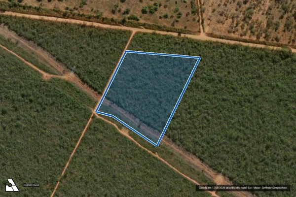 Imagem de satélite de FAZENDA CURRAL DO MEIO - Lote27-Mat.33.017 em Montes Claros - MG