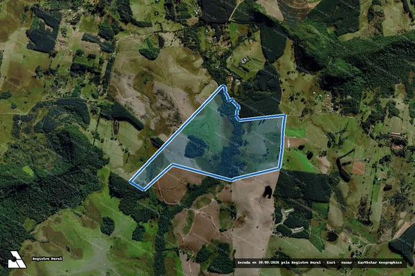 Imagem de satélite de Granja Bom Retiro - Parte 1 em Capela de Santana - RS