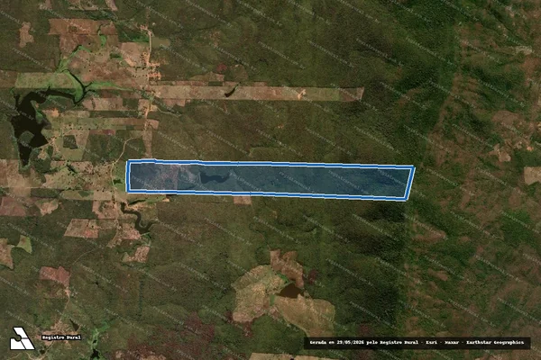 Imagem de satélite de BOA ESPERANÇA - GLEBA 01 em Acopiara - CE