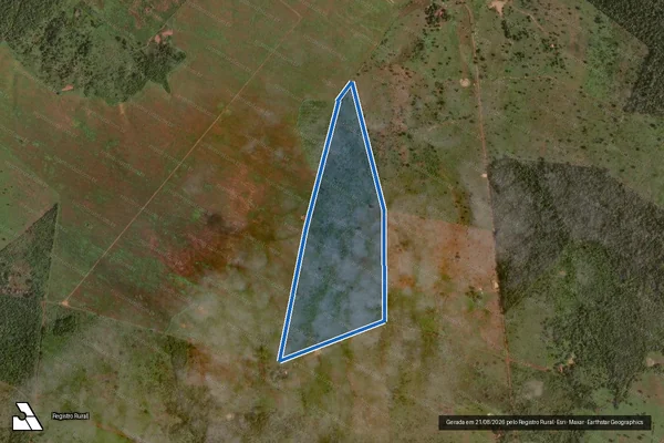 Imagem de satélite de P.A NAZARÉ ? LOTE 110 - Parte 1 em Conceição do Araguaia - PA