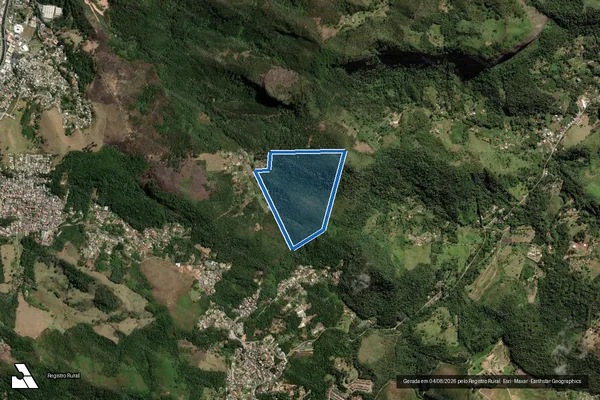 Imagem de satélite de Fazenda Nacional São José - Parte 1 em Nova Friburgo - RJ