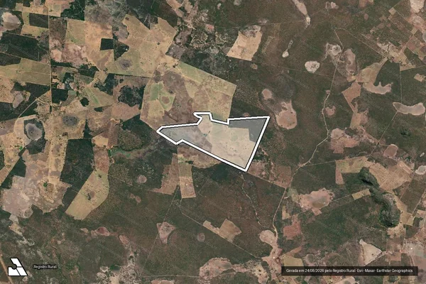 Imagem de satélite de Fazenda Pau Preto - PARCELA 01 em Riacho de Santana - BA