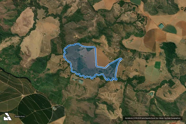 Imagem de satélite de FAZENDA MORRO BRANCO - PARTE 1 em Rio Paranaíba - MG