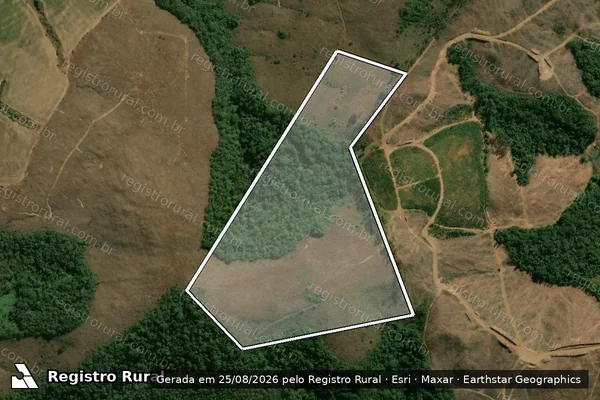 Imagem de satélite de FAZENDA CAPÃO DA ONÇA - Parte 1 em Poços de Caldas - MG