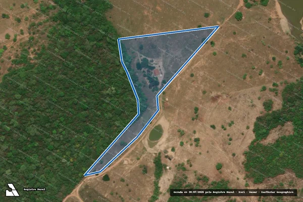 Imagem de satélite de LOTE 20B-PROJETO DE ASSENTAMENTO SÃO DOMINGOS - LOTE 20B em Morrinhos - GO