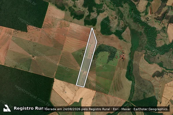 Imagem de satélite de Fazenda Nossa Senhora de Fátima - . em Bocaina - SP