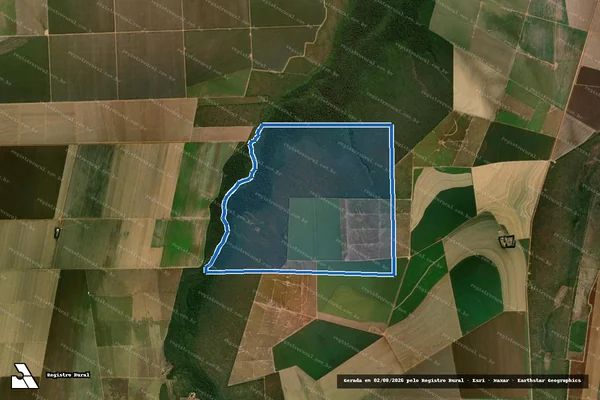 Imagem de satélite de FAZENDA SÃO LUZ - Parte 1 em Campos de Júlio - MT