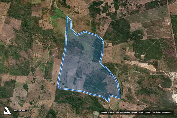 Imagem de satélite de FAZENDA POÇÕES em Grajaú - MA