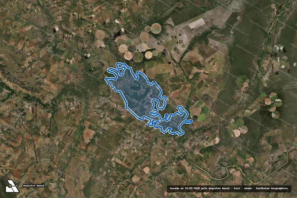 Imagem de satélite de PA LOGRADOURO ? PERÍMETRO - PARTE I em Riachinho - MG