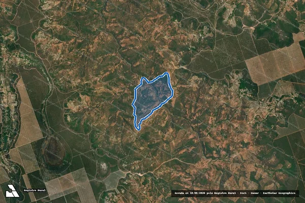 Imagem de satélite de CORRÉGO DO MAXIXE - 001 em Minas Novas - MG