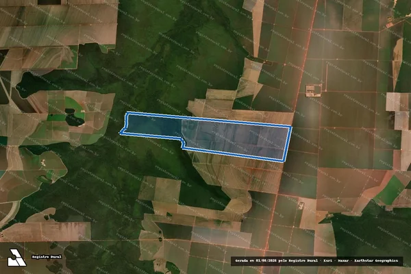 Imagem de satélite de Fazenda Irmãos Mamose Gleba I - Parte 2 em Campos de Júlio - MT