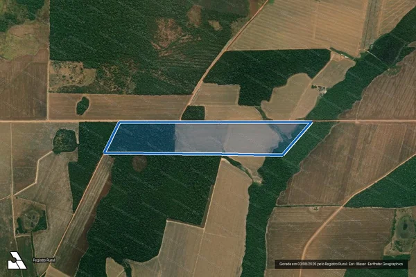 Imagem de satélite de ESTANCIA BELA VISTA, Gleba 01-A, Setor Ribeiralta, Gleba Guaporé - ESTANCIA BELA VISTA em Cabixi - RO