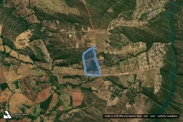 Imagem de satélite de FAZENDA MATAS E OLARIAS - 04 em Alexânia - GO