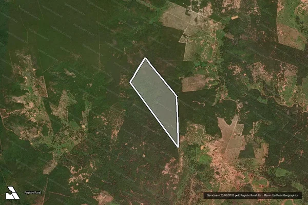 Imagem de satélite de FAZENDA CASCAVEL - Parte 1 em São Félix do Coribe - BA