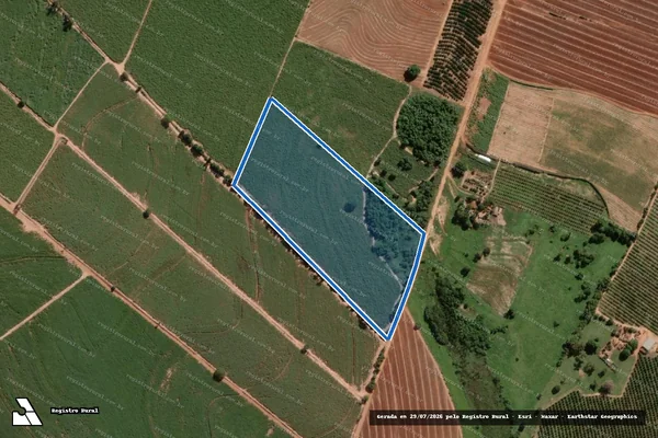 Imagem de satélite de SITIO SANTA MARIA - Parcela 1 em Ibirá - SP
