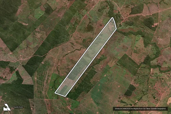 Imagem de satélite de FAZENDA SEMPRE VIVA - FAZENDA FAZENDA SEMPRE VIVA (GLEBA 1) em Grajaú - MA