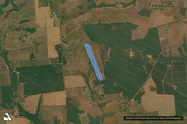 Imagem de satélite de Sitio Sao Joaquim - PARTE 1 em Mirassol - SP