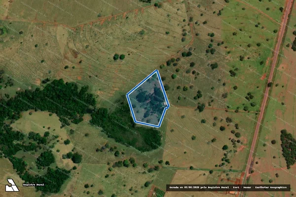 Imagem de satélite de FAZENDA SÃO SEBASTIÃO - Gleba 2 em Inocência - MS