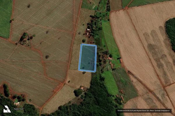Imagem de satélite de FAZENDA LAGE ÁGUA BRANCA - 001 em Rio Verde - GO