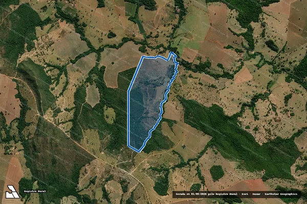 Imagem de satélite de FAZENDA AREIAS - 001 em Orizona - GO