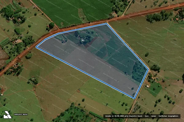 Imagem de satélite de Lote 95 - Projeto de Assentamento Marcos Freire - Lote 95 em Dois Irmãos do Buriti - MS