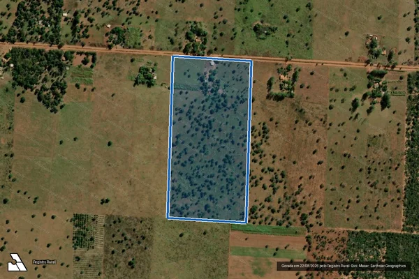 Imagem de satélite de PROJETO DE ASSENTAMENTO 7 DE SETEMBRO - Lote 08 em Terenos - MS