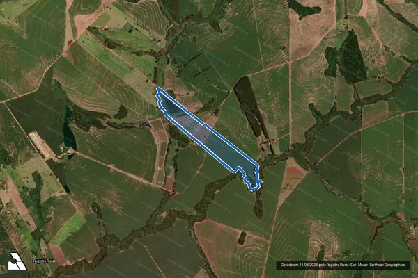 Imagem de satélite de LOTE ?B? - LOTE ?B? em Moreira Sales - PR