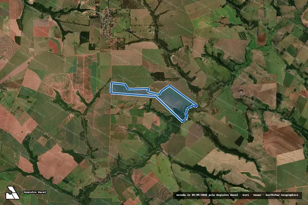 Imagem de satélite de Fazenda San Diego - Parte 2 em Nova Aliança do Ivaí - PR