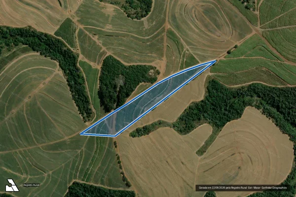 Imagem de satélite de Fazenda Sant ana ? Área Remanescente - GLEBA B em Brotas - SP