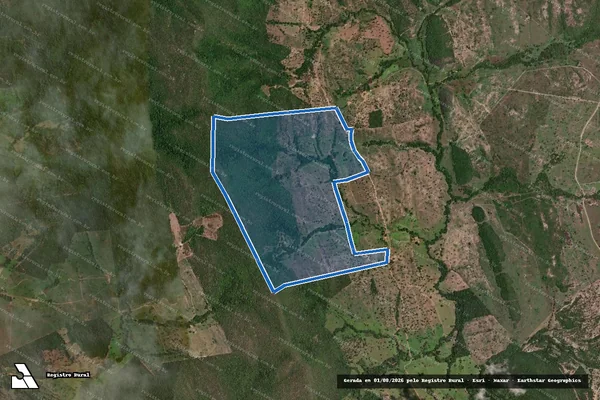 Imagem de satélite de Fazenda Pontal - Parte 3 em Montividiu do Norte - GO