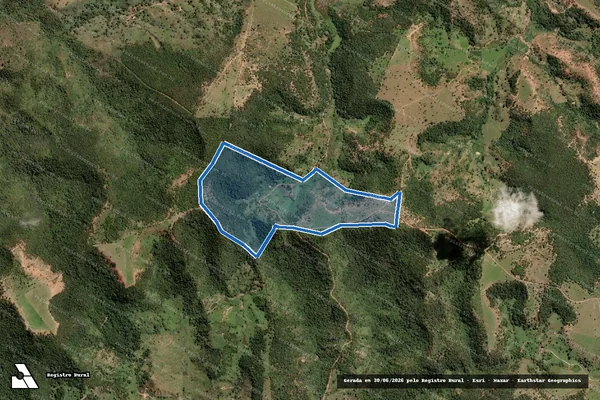 Imagem de satélite de FAZENDA MARGEM DO CÓRREGO DOS BREJOS - Parte 2 em Felisburgo - MG