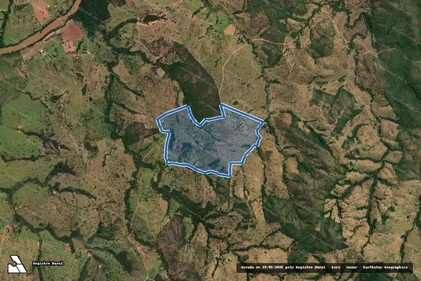 Imagem de satélite de Fazenda Rio Preto lugar Aterro e Mumbuca - Parte 1 em Abadia dos Dourados - MG