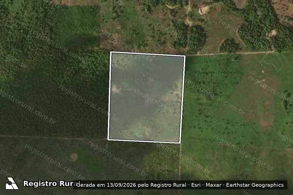 Imagem de satélite de Fazenda Herança - FAZENDA HERANCA PARTE A em Gonçalves Dias - MA