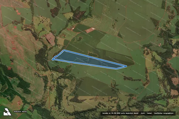 Imagem de satélite de FAZENDA CACHOEIRA - Gleba 02 em Conquista - MG