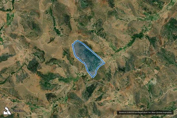 Imagem de satélite de SITIO FERREIRA LIMA III - 001 em Itanhomi - MG