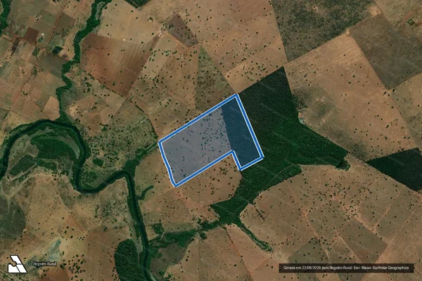 Imagem de satélite de FAZENDA MARANATA - Parte 1 em Itarumã - GO